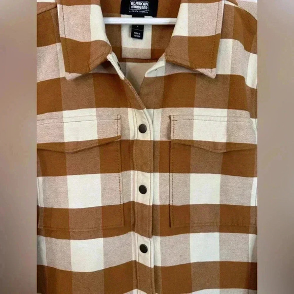 NWOT Duluth Trading Company Women’s ALHG Plaid Cross Haul Over-Shirt Jacket - Picture 2 of 9
